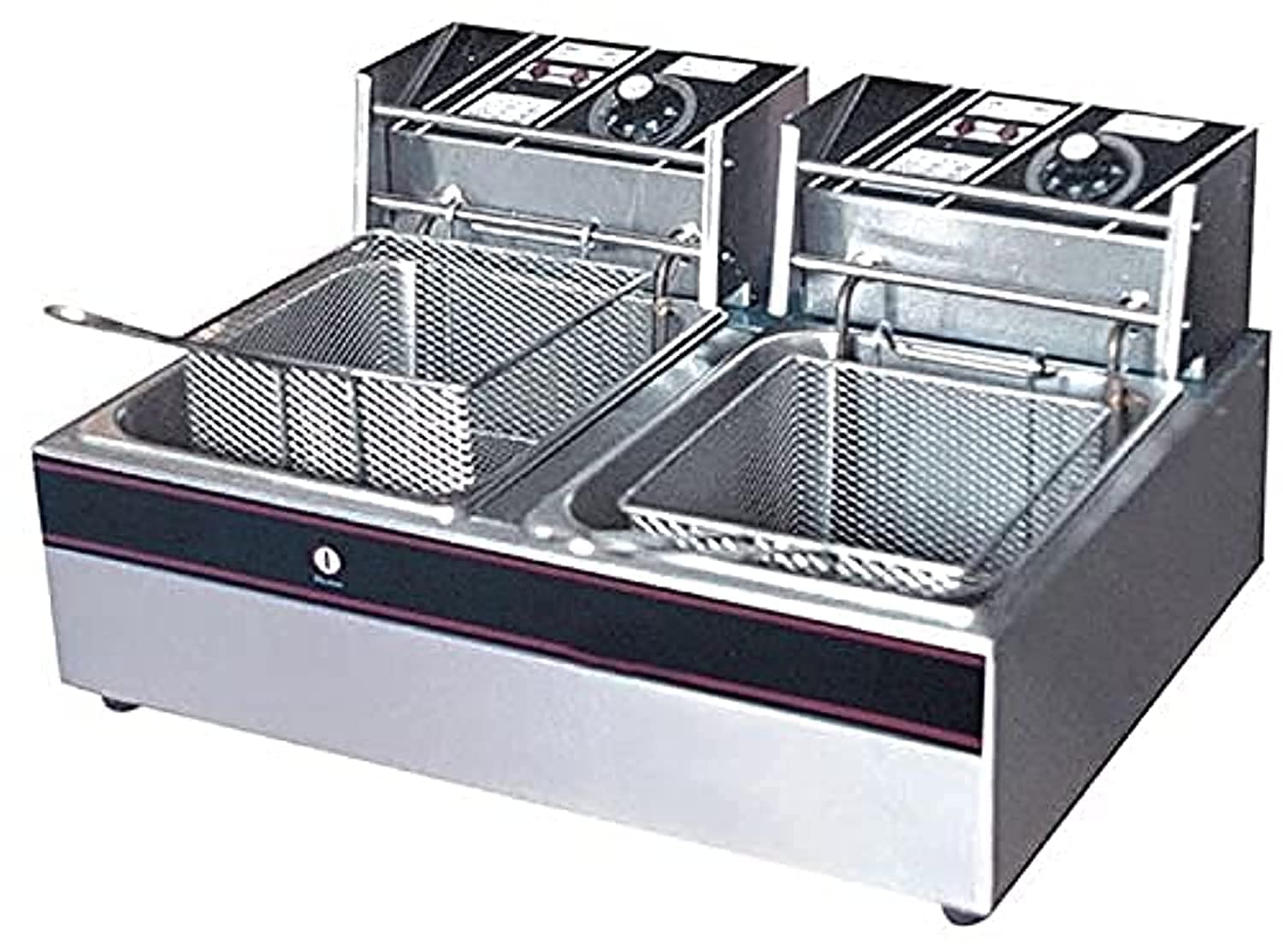 Electric fryer 業務用フライヤー EF-82 Y&B - Ef-82 Double Electric Fryer: Buy Online at Best Price
